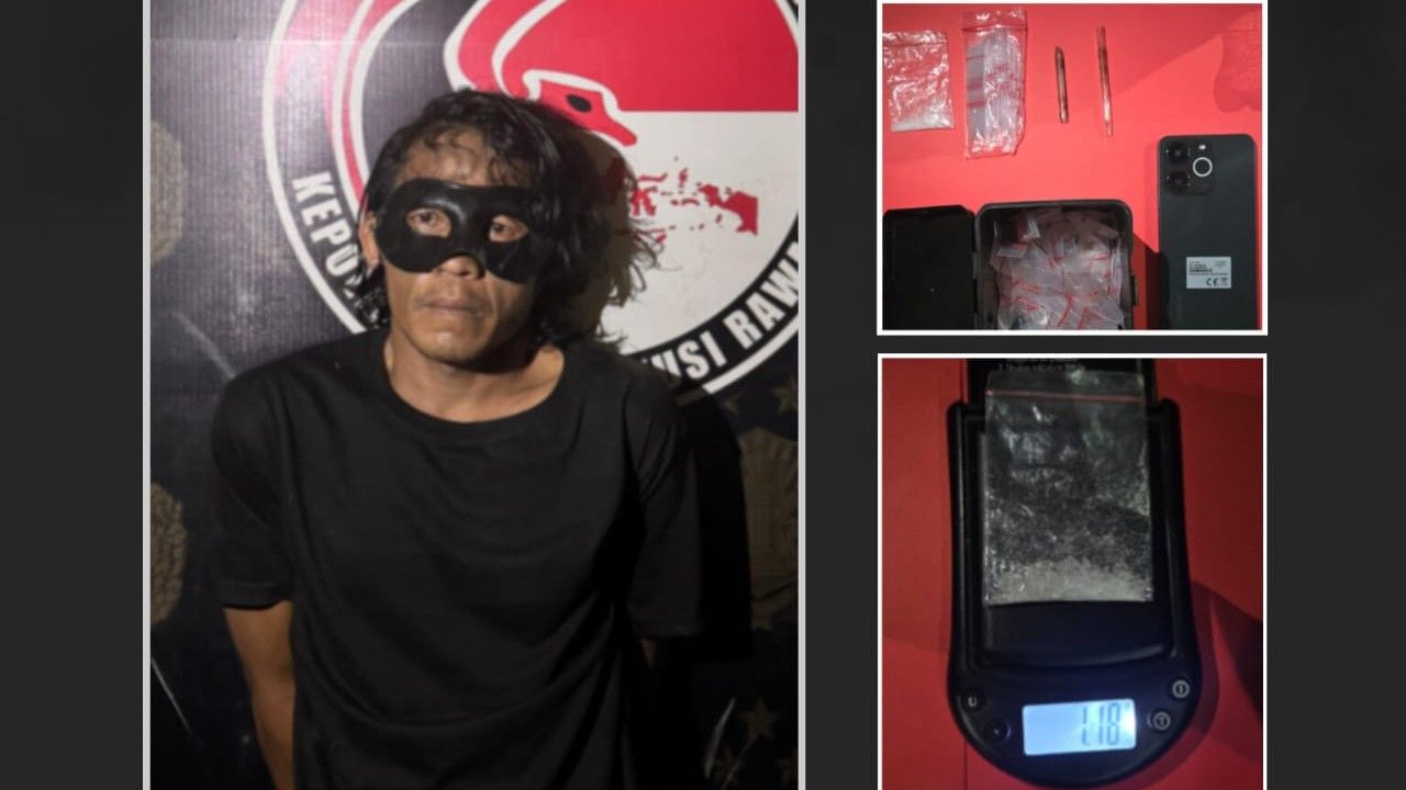 Edarkan Narkoba ke Buruh Sawit Musi Rawas, Polisi Amankan Tersangka dan Sabu
