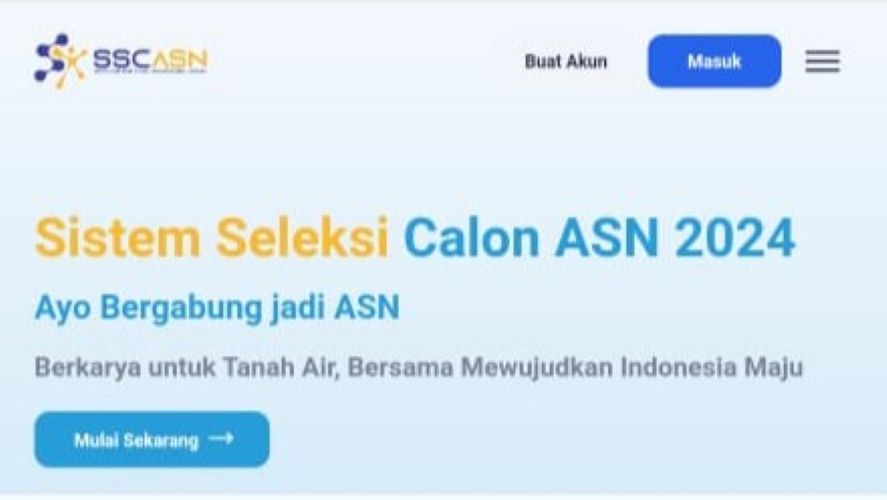 Pendaftaran CPNS 2024, Hari ini Mulai Pukul 17.08.45 WIB, ini Caranya Daftar