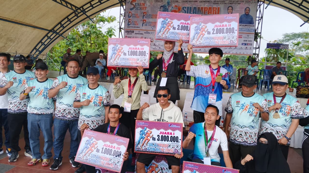 Ini Pemenang Silampari Fun Run 2026, Didominasi Atlet Luar Daerah
