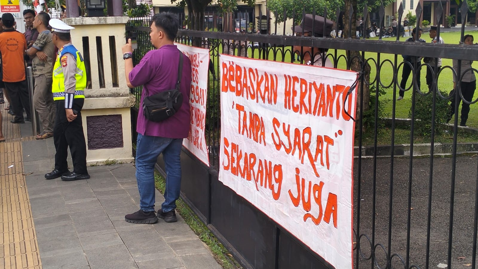 Ini Kronologis Pedagang Ditangkap Polisi, Kemudian Demo Minta Kapolres Lubuklinggau Dicopot