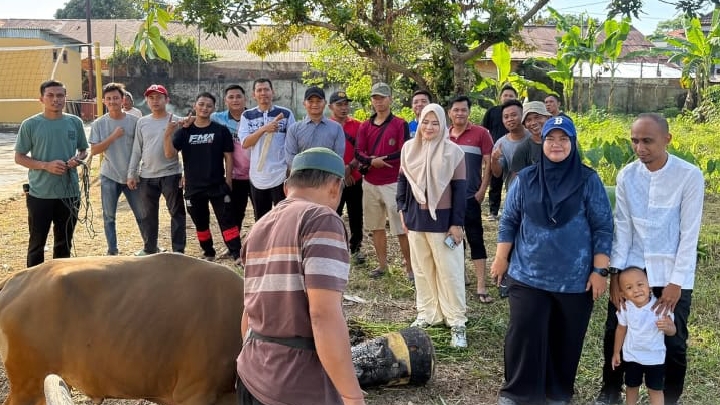 Peringati Idul Adha 2026, Kantor Pertanahan Musi Rawas Gelar Penyembelihan dan Pembagian Hewan Kurban