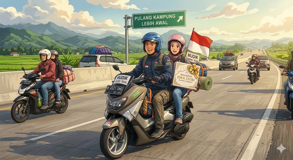 Mudik Motoran saat Lebaran Idul Fitri 2026, Ini 5 Hal Penting yang Harus Dilakukan