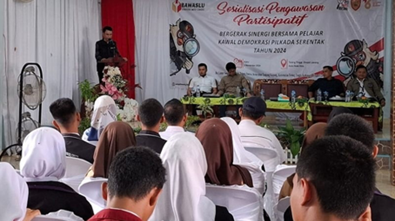 Bawaslu Empat Lawang Sosialisasi Pengawasan Partisipatif Kepada Pelajar, Ini Tema yang Diangkat 