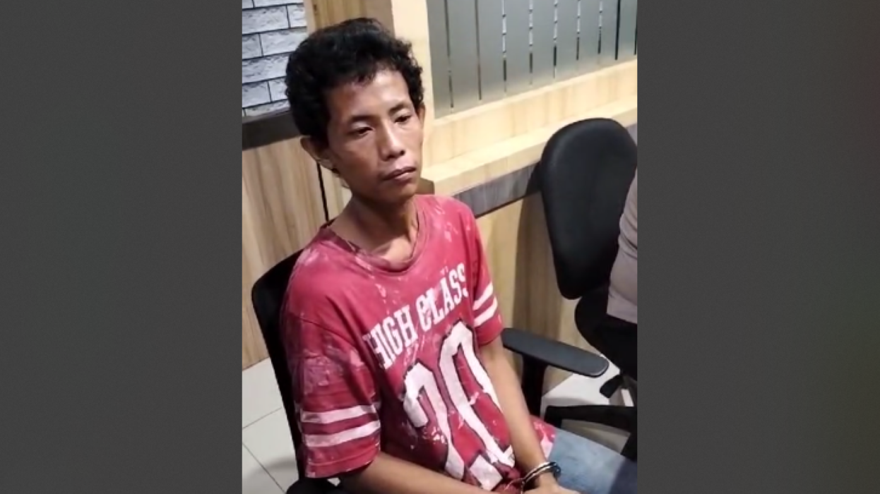 Pengakuan Tersangka Pembunuh Ibu dan Anak di Palembang, ini Video Detik-detik Tersangka Ditangkap di Rawa