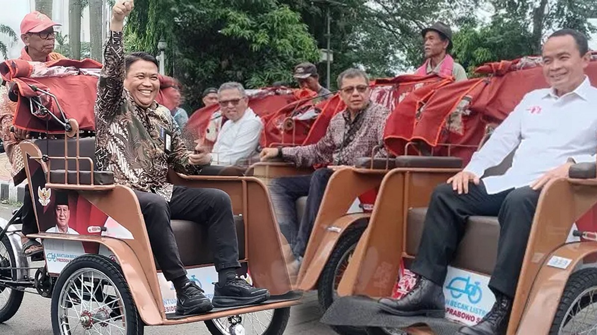 Presiden Prabowo Salurkan Bantuan Becak Listrik bagi Pengemudi Lanjut Usia di Tangerang