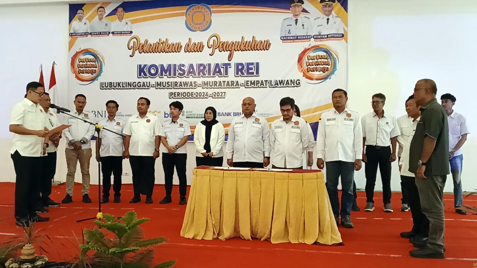 Pelantikan dan Pengukuhan Komisariat REI Murataling Empat Lawang Periode 2024-2027 Sukses Digelar