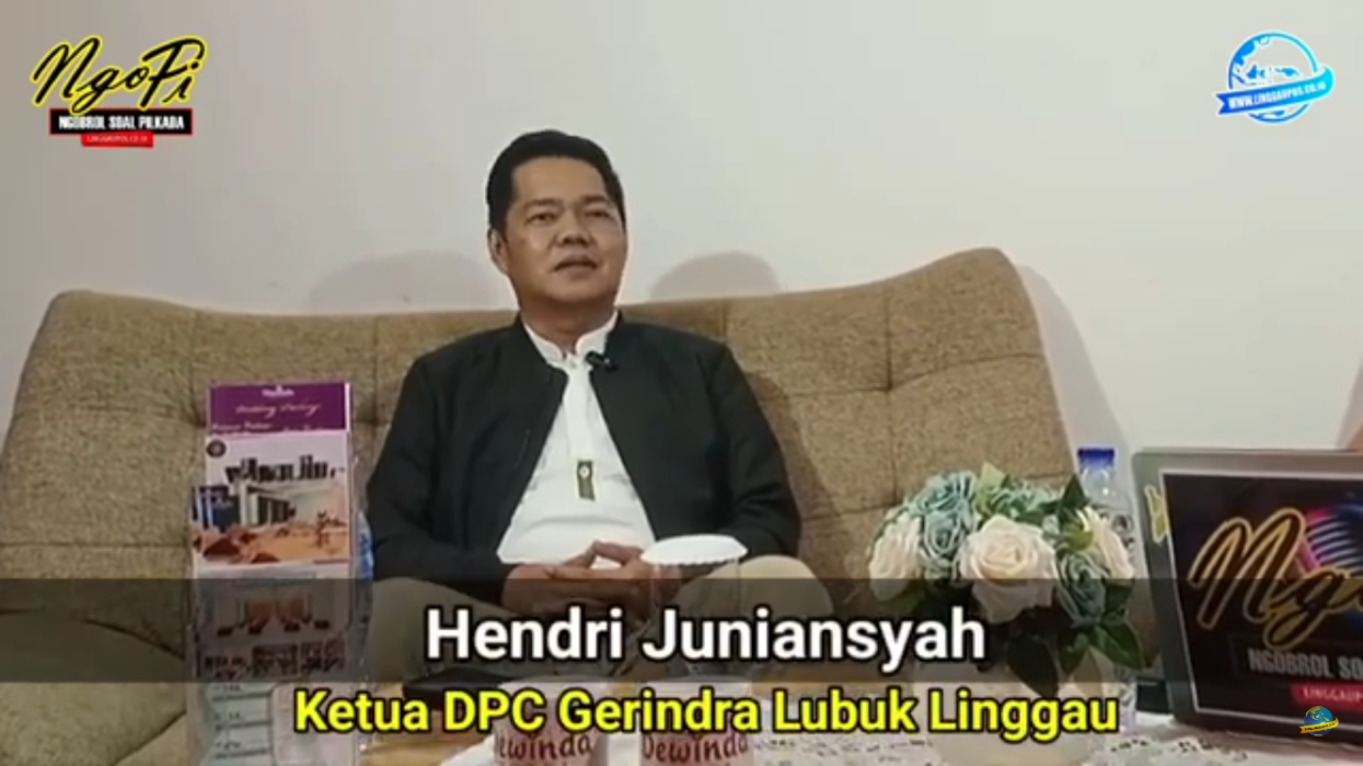 Siapa yang Didukung Gerindra di Pilkada Lubuk Linggau 2024, ini Kata Hendri Juniansyah