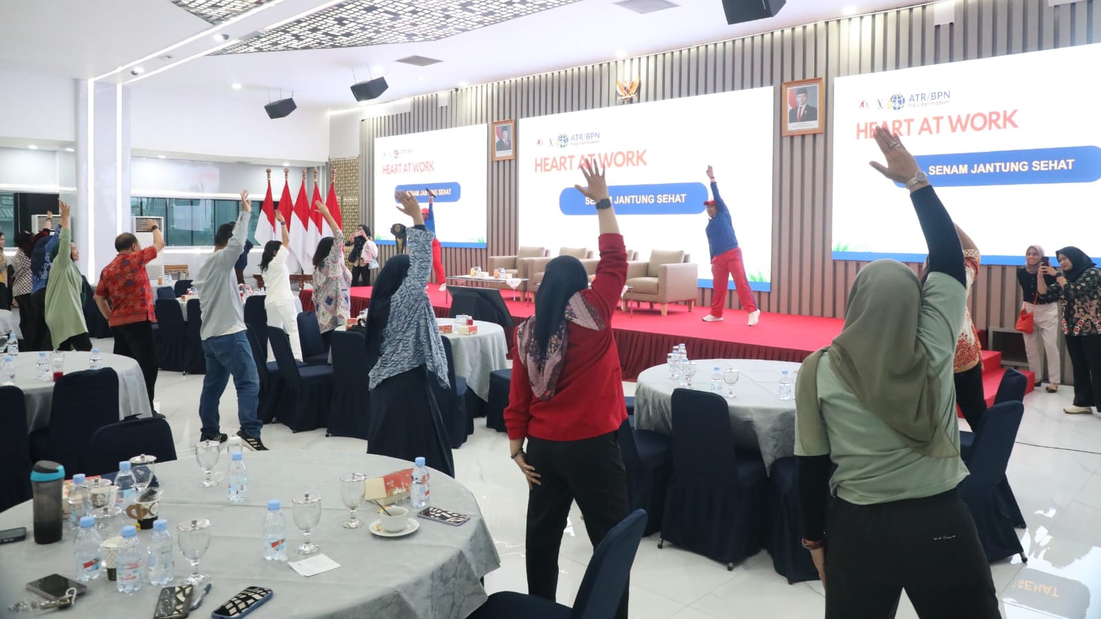Sosialisasi dan Edukasi Kesehatan Jantung, Sekjen Kementerian ATR/BPN Ajak ASN Terapkan Pola Hidup Sehat