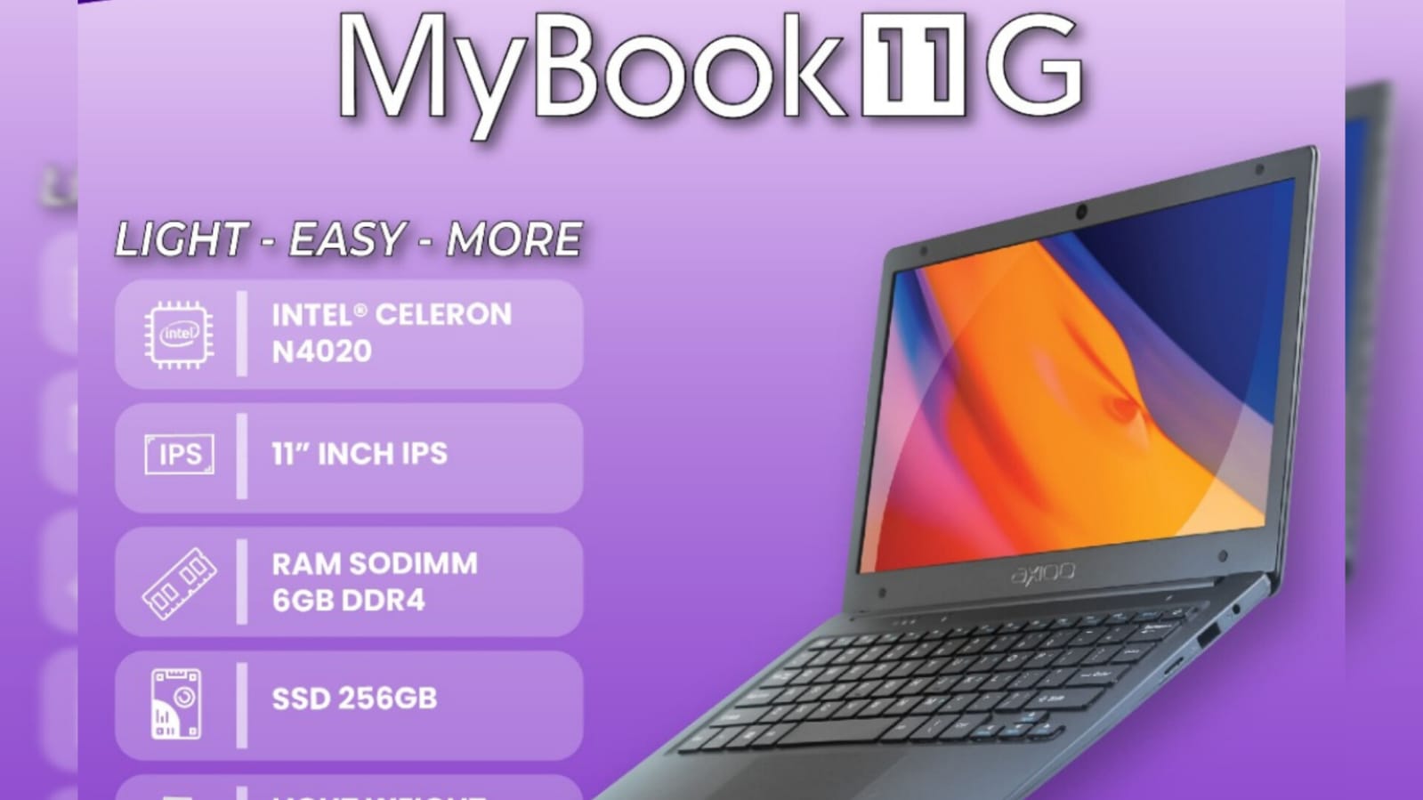 Rekomendasi Laptop Dari Harga Rp3 Juta Sekarang Cuma Jadi Rp2 Jutaan, Axioo MyBook 11G Intel Celeron Dual Core