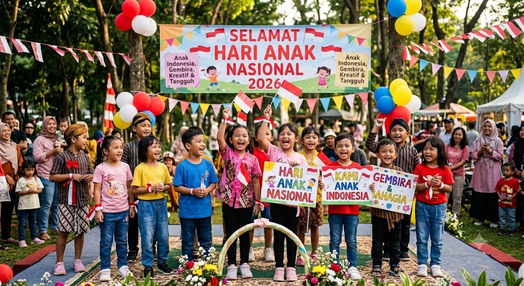 Tema Hari Anak Nasional 2026, Tekankan Tiga Makna Penting