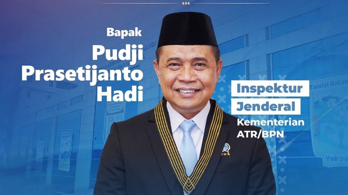 Kementerian ATR/BPN Ucapkan Selamat atas Penganugerahan Bintang Bhayangkara Pratama kepada Pudji Prasetijanto