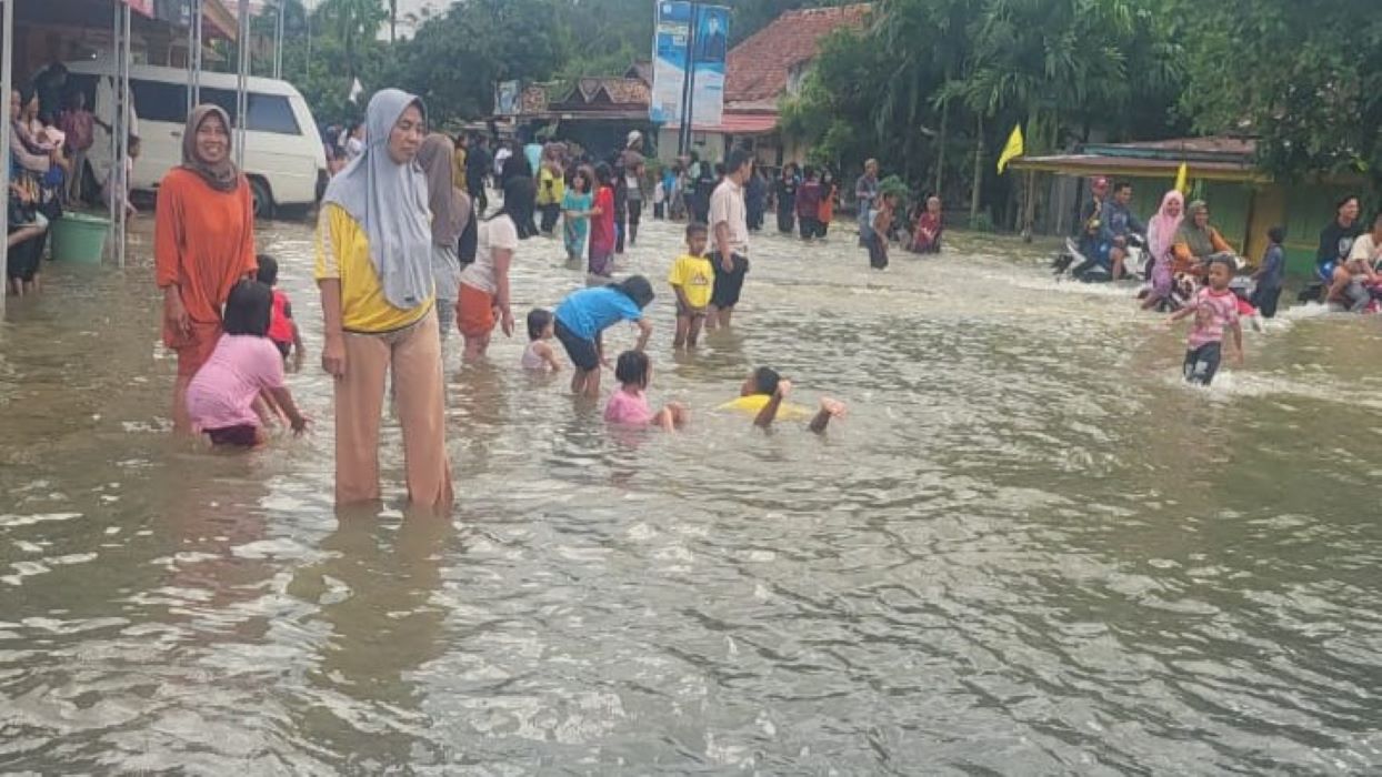 Jalur Musi Rawas – PALI Banjir, Pengendara Hendak ke Palembang Wajib Waspada