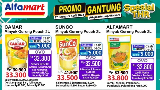 Bulan Ramadan, Alfamart Berikan Diskon Produk Produk Minyak Goreng, Buruan Waktu Promo Terbatas