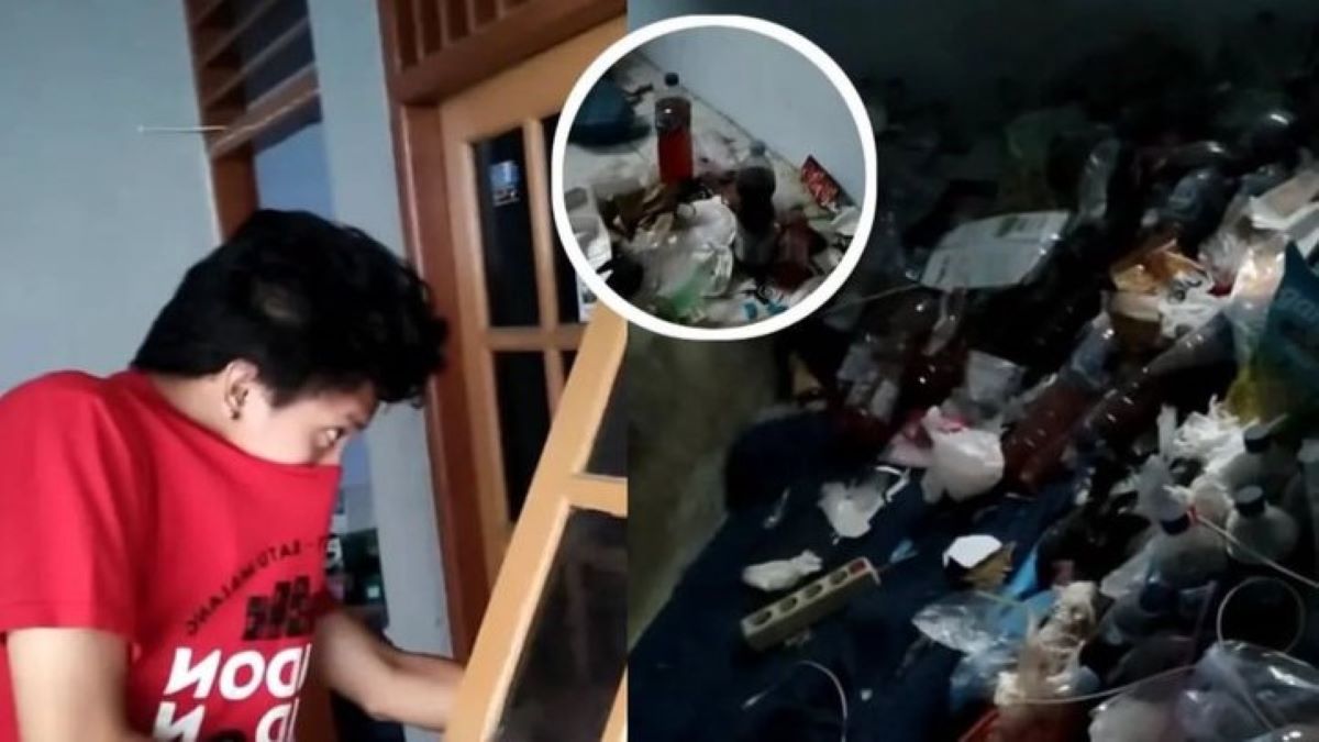 Video Viral Kamar Kos di Jogja Dipenuhi Sampah Hingga Botol Bekas yang Berisi Urin