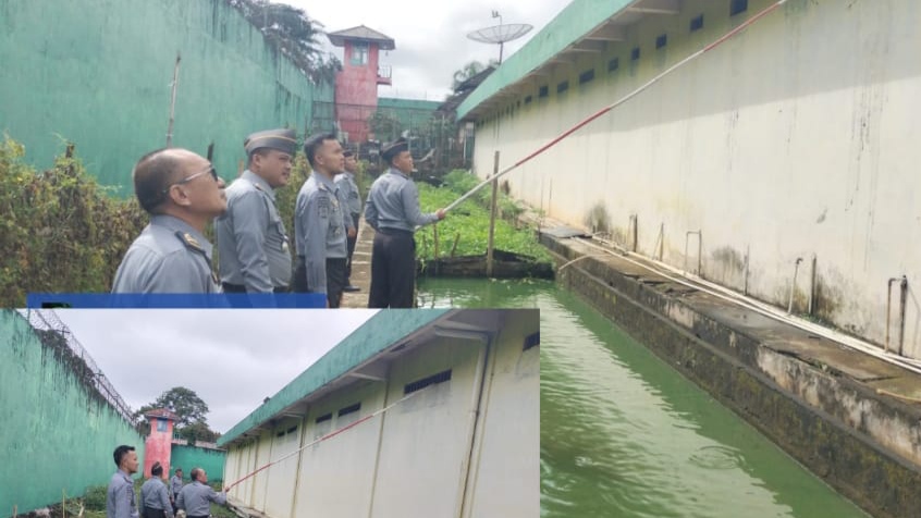 Tingkatkan Keamanan Menjelang Pilkada, Jajaran Pengamanan Lapas Narkotika Muara Beliti Laksanakan Deteksi Dini