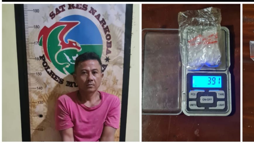 Sudirman dari Muratara Ditangkap Polisi di Bawah Rumah, Barang Buktinya Banyak