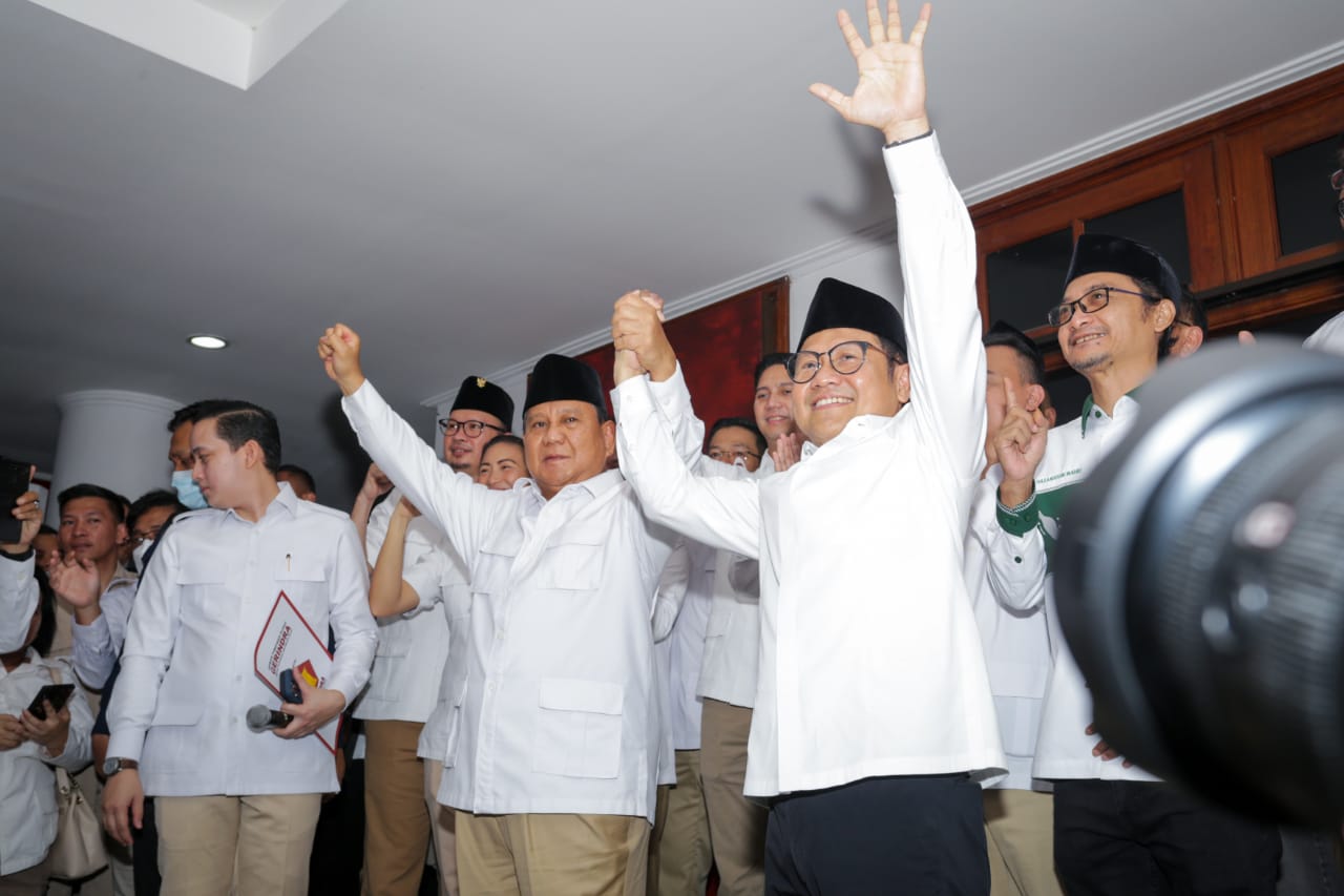 Sah, Prabowo dan Cak Imin Berpasangan di Pilpres 2024