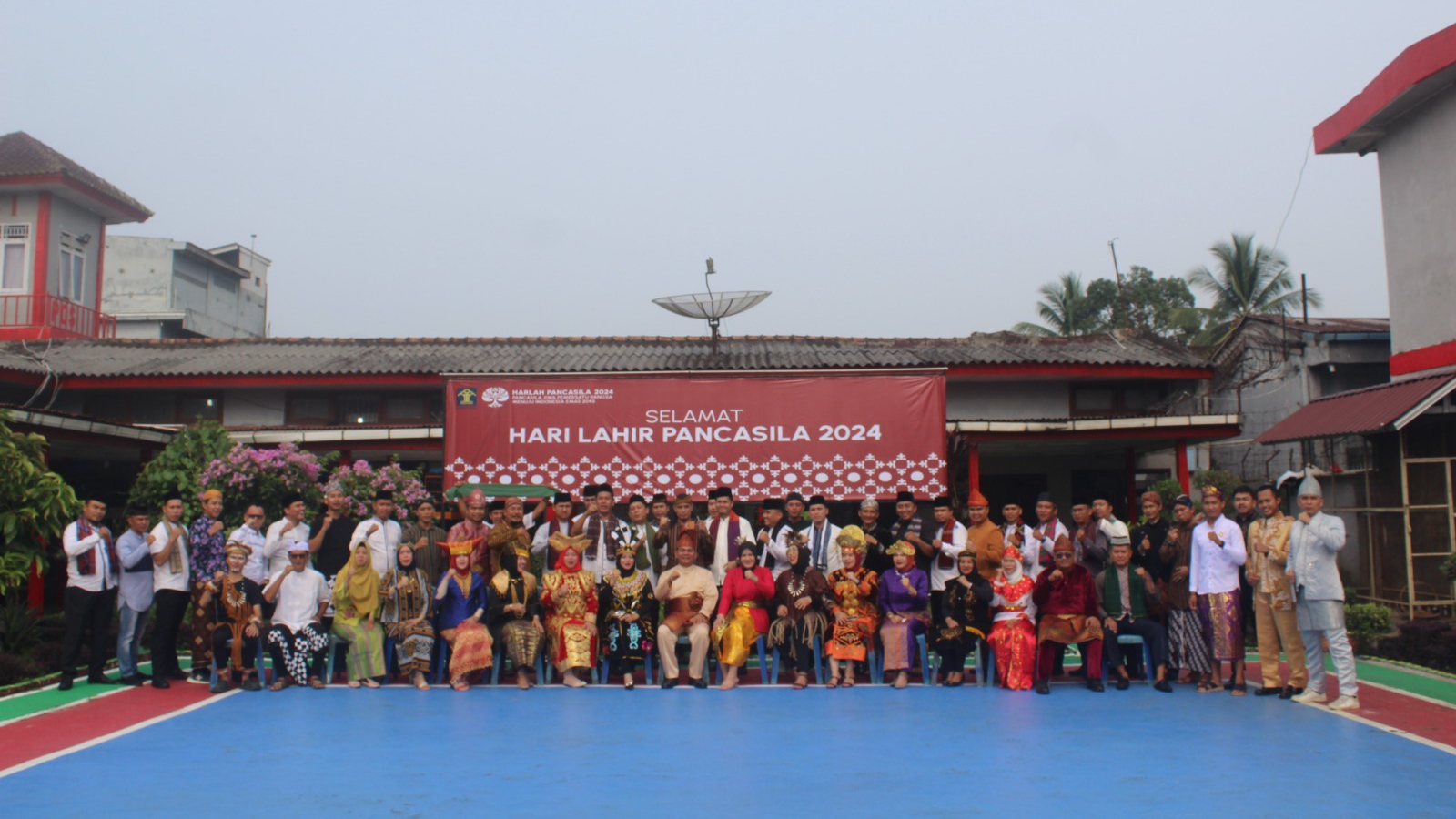 Upacara Peringatan Hari Lahir Pancasila di Lapas Kelas IIA Lubuk Linggau Khidmat