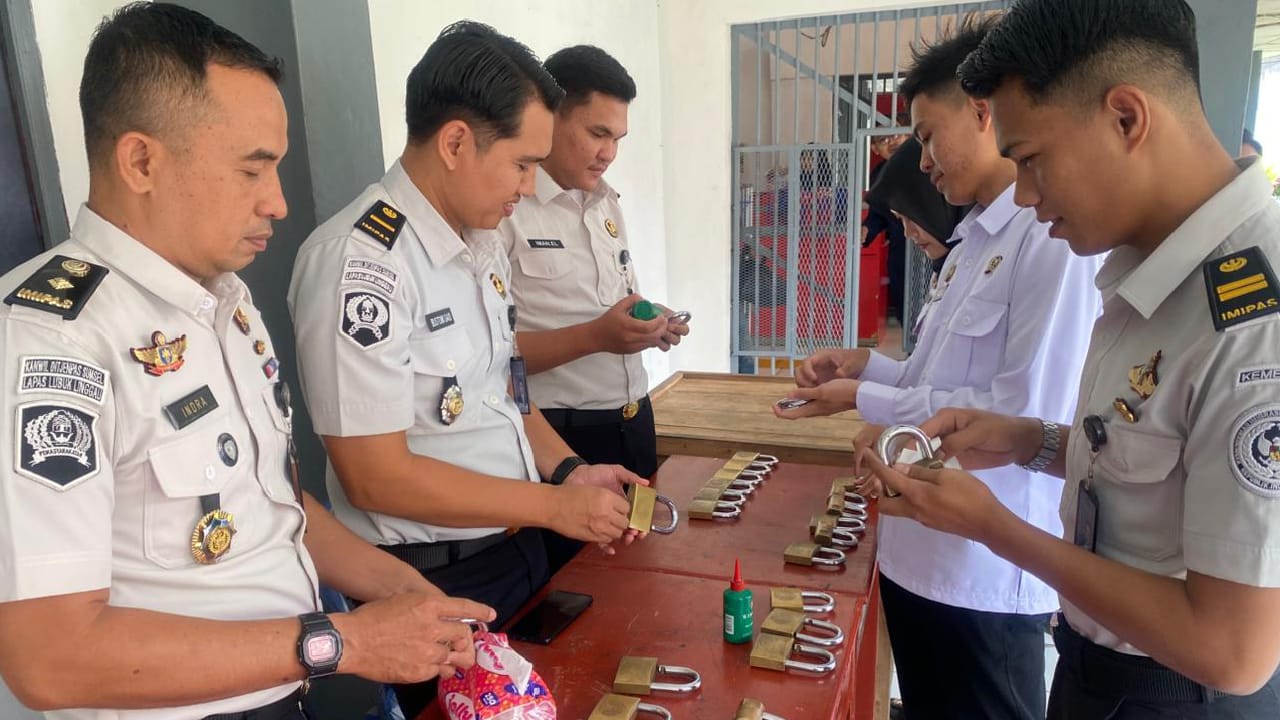Lapas Lubuk Linggau Lakukan Perawatan dan Rolling Kunci, Warga Binaan Lebih Aman