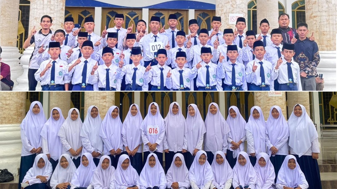MTs Khairul Ummah Lubuk Linggau Unjuk Sinergi dalam Gerak Jalan HUT RI 2026, Tampilkan Semangat 45