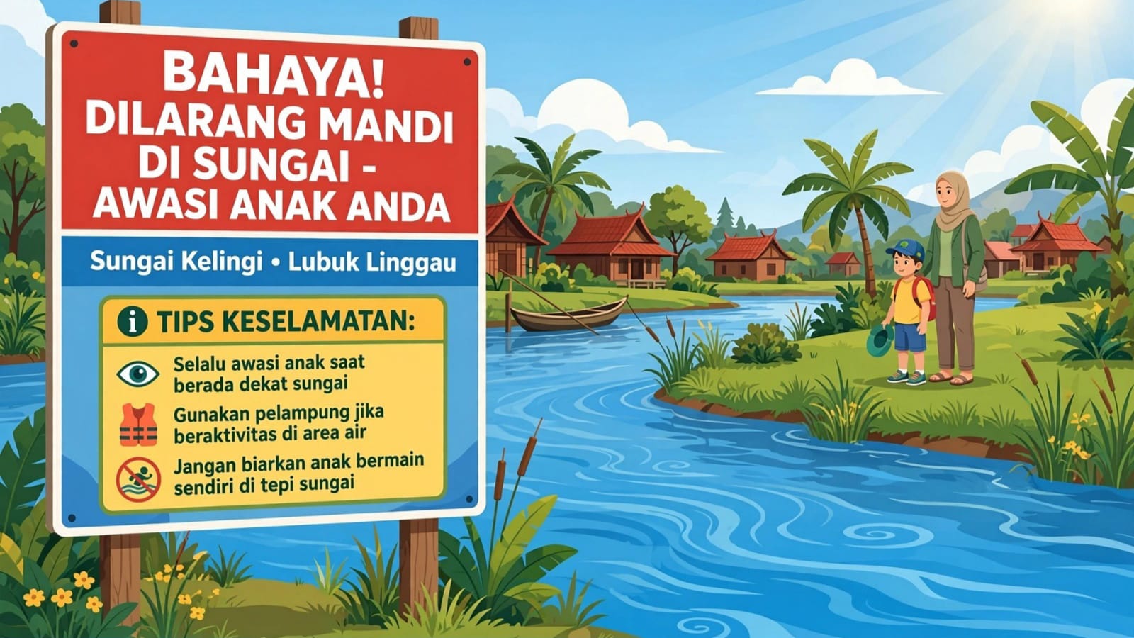 Polisi Imbau Orang Tua Awasi Anak, Bocah 12 Tahun Tenggelam di Sungai Kelingi Lubuk Linggau  