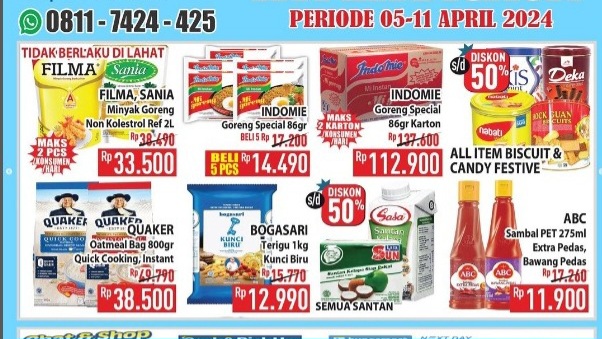 Diskon Produk Kebutuhan Dapur di Hypermart, Edisi Lebaran Idul Fitri 1445 H Periode 5-11 April 2024