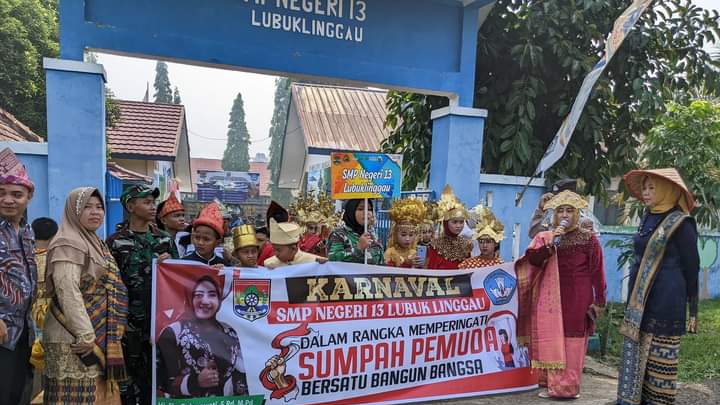 Tingkatkan Rasa Nasionalisme Pelajar, SMP Negeri 13 Lubuklinggau Peringati Hari Sumpah Pemuda ke-95