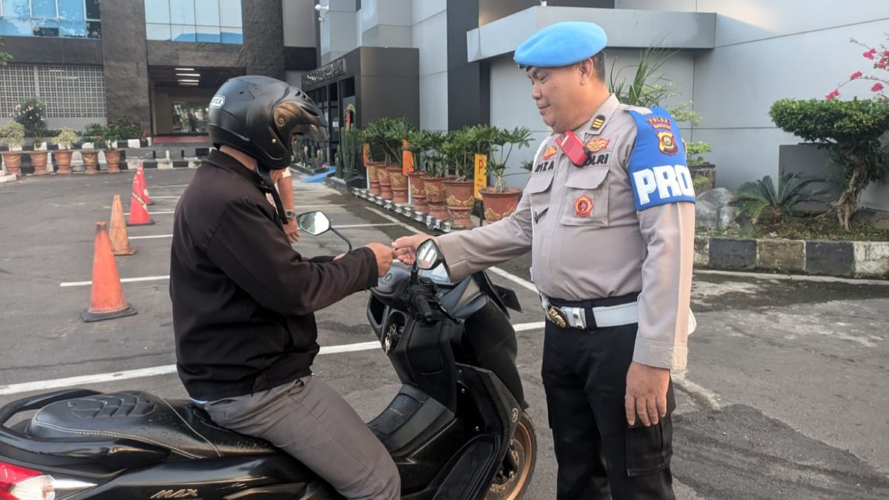 Polisi Razia Polisi di Sumsel, Tak Taat Aturan Langsung Ditindak