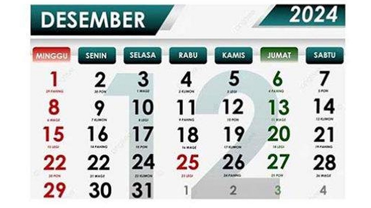 Rencanakan Liburan Bersama Keluarga, Inilah Hari Libur dan Cuti Bersama Desember 2024