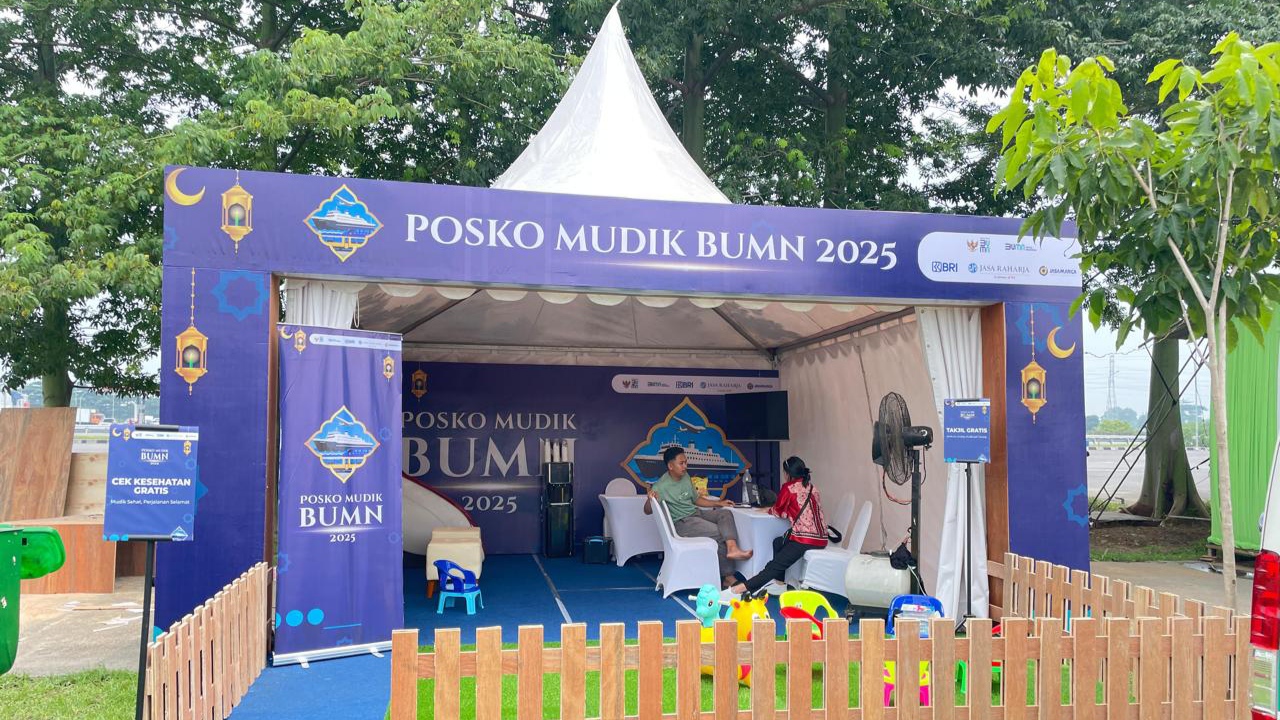 Dukung Kelancaran Mudik Lebaran 2025, BRI Bangun Posko Mudik BUMN di Bandara dan Rest Area Jalan Tol
