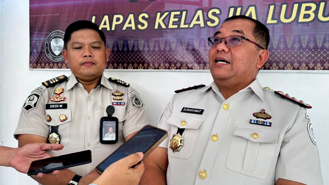 Surakhmat Definitif Jadi Kalapas Lubuk Linggau, Ungkap Isi Lapas Hampir 1.000 Warga Binaan