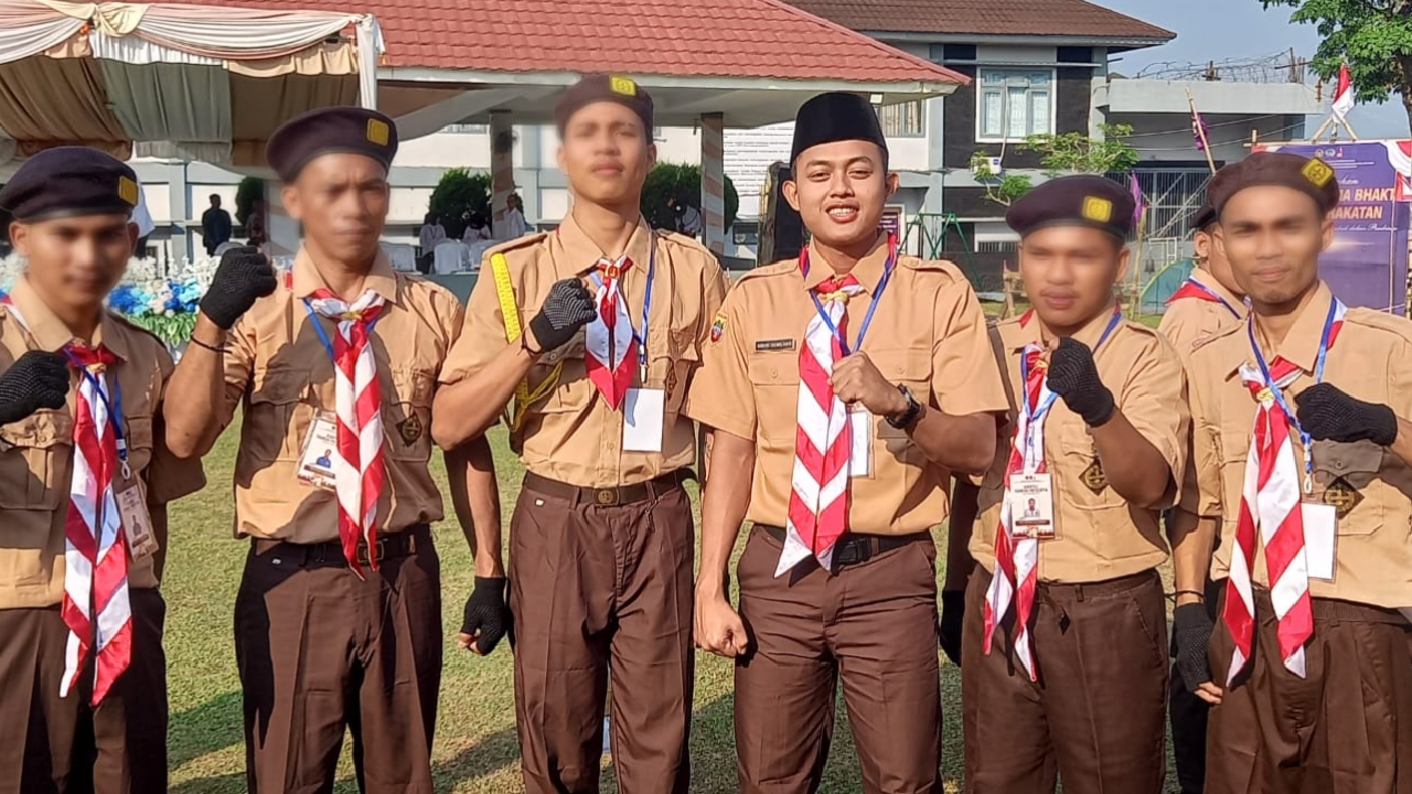 Lapas Lubuk Linggau Ikuti Kegiatan Perkemahan Satya Dharma Bhakti Pemasyarakatan Tahun 2025