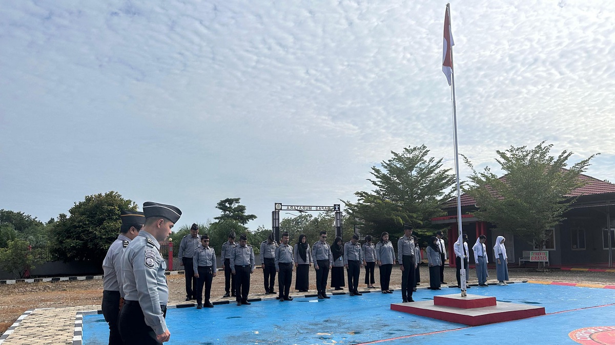 Bapas Muratara Gelar Upacara Peringatan Hari Kesaktian Pancasila Tahun 2024