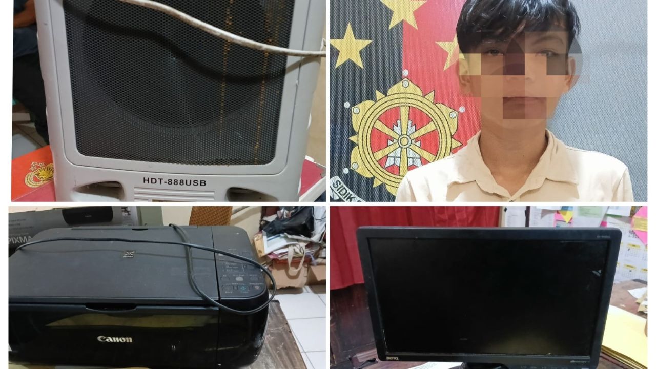 Kecanduan Judi Online, Alumni Bobol SD Negeri 70 Lubuk Linggau