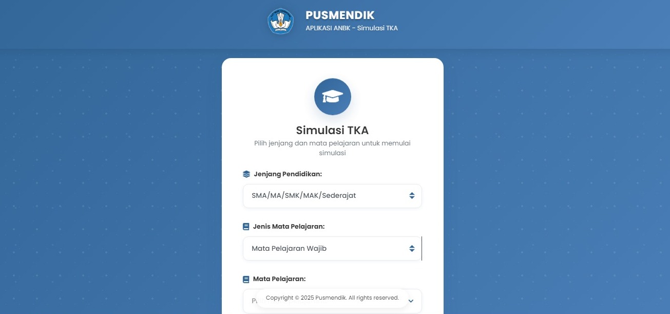 Link Simulasi TKA Jenjang SMA Sederajat 2026, Ini Panduan Mengikuti