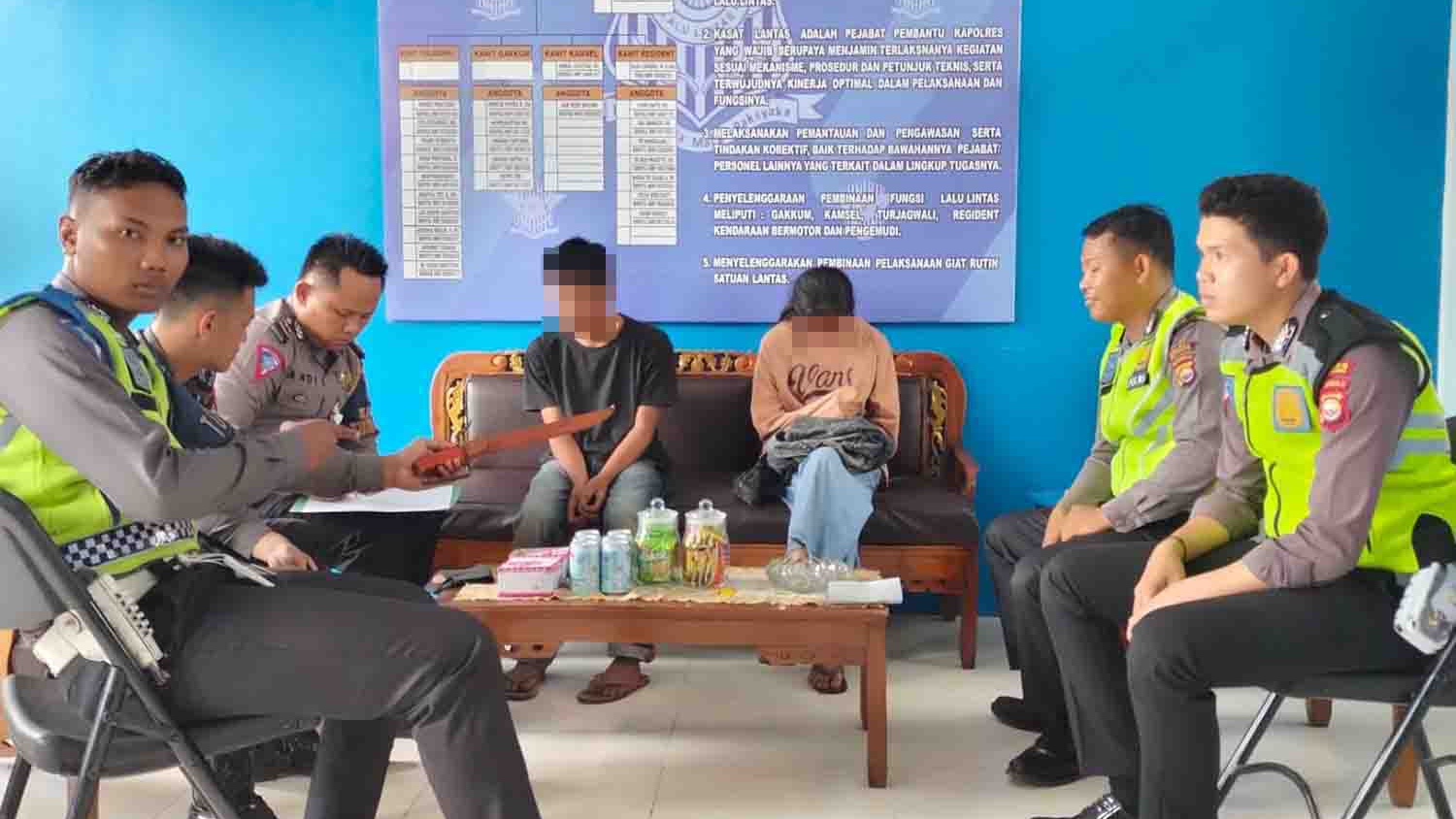 Tak Mau Ditilang, Remaja Asal Sumsel Ancam Polisi Pakai Parang di Kepahiang