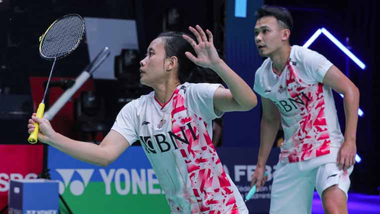 Hasil Hylo Open 2022: Singkirkan Lucas Corvee/Sharone Bauer, Rinov/Pitha Lolos ke Perempat Final