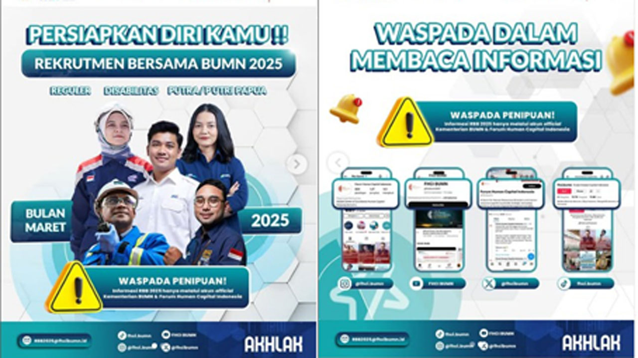 Cek Disini Jadwal Rekrutmen Bersama BUMN 2025, Berikut Dengan Tahapan Seleksi dan Persyaratannya