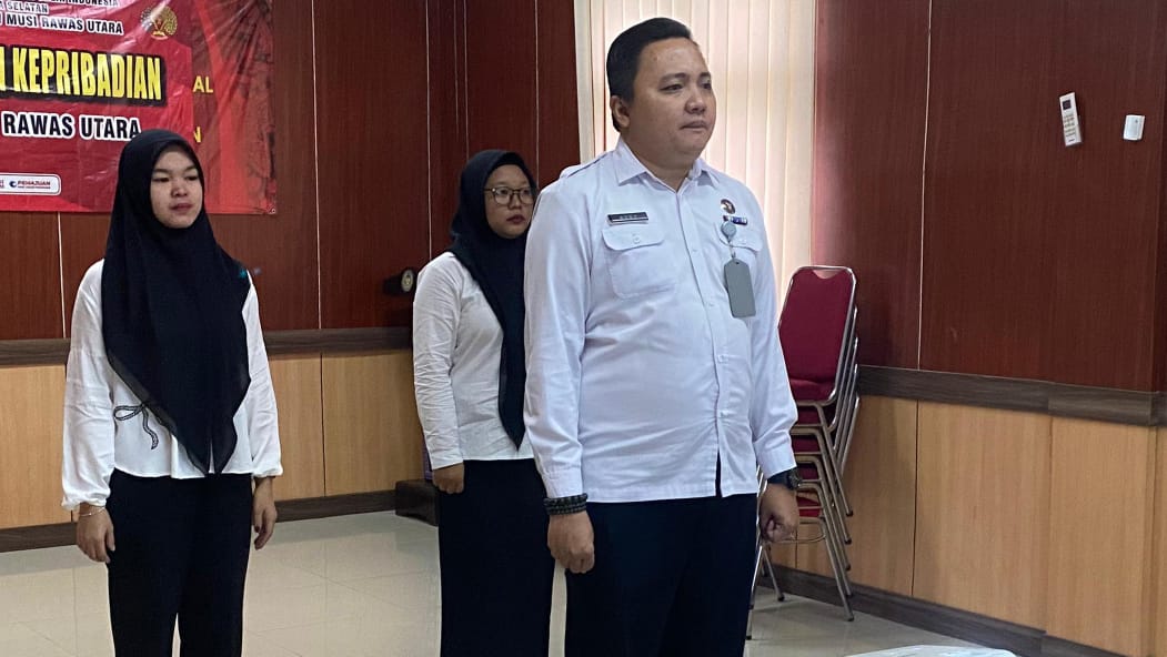 Bapas Muratara Ikuti Apel Pagi Bersama ASN yang Dipimpin Wamenkumham