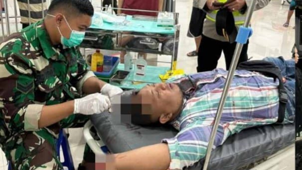 Oknum Linmas TPS Pemilu 2024 di Palembang Bacok Ketua KPPS, Penyebabnya Bela Istri Hamil 