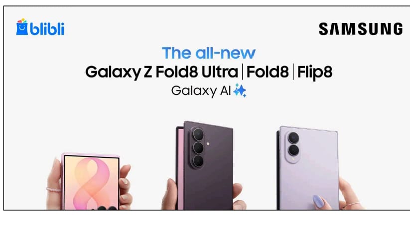 Segini Harga Resmi Samsung Z Fold 8 di Indonesia, Ada di Blibli!