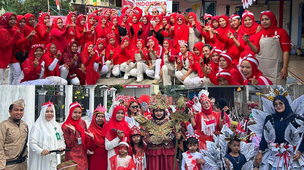 PAUD Flamboyan Lubuk Linggau Hadirkan Karnaval dan Berbagai Lomba Rayakan HUT RI ke-80