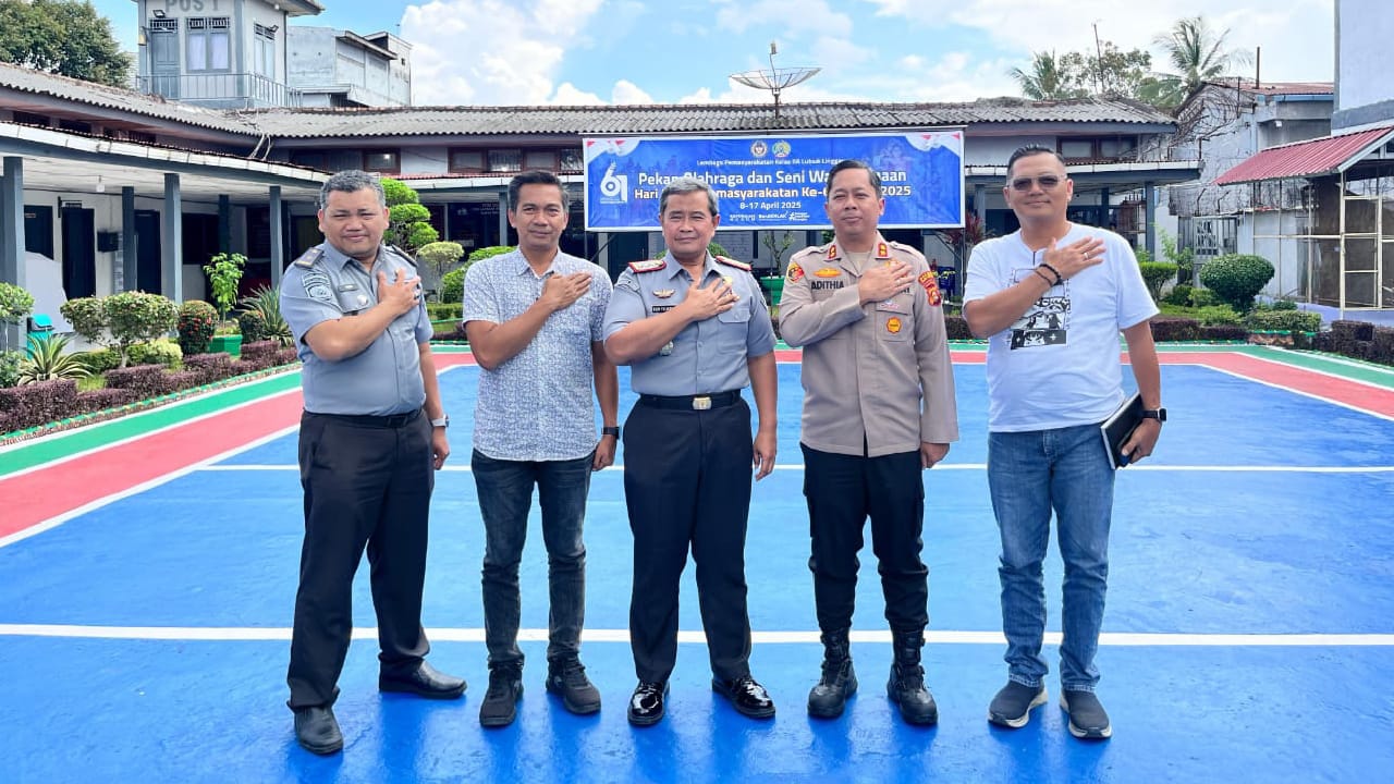 Bentuk Sinergitas Lapas Lubuk Lnggau Sambut Hangat Kunjungan Kapolres Kota Lubuk Linggau