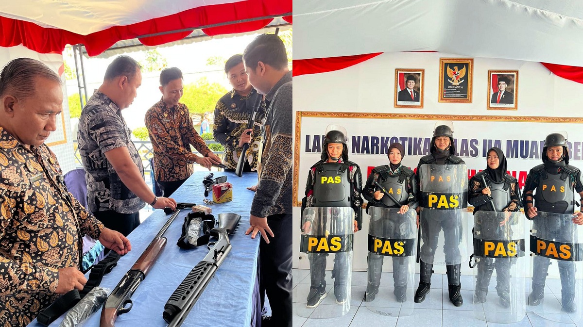 Kamtib Lapas Narkotika Muara Beliti Gelar Kontrol Rutin Sarana Prasarana, Khususnya Pemeriksaan Senjata Api