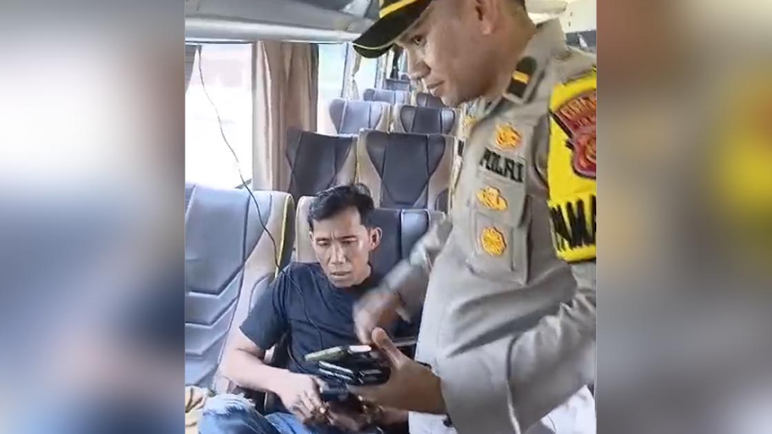Lagi Enak Naik Bus, Pencuri Aset Kantor Pemkab Empat Lawang Ditangkap di Sarolangun