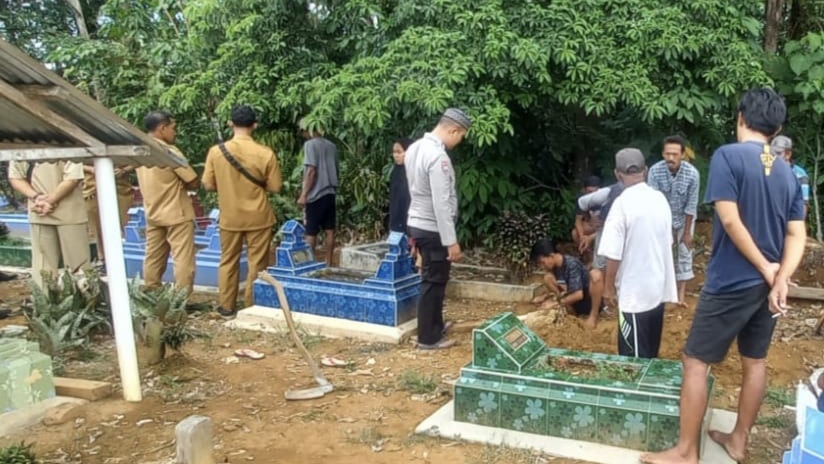 Polisi Pastikan Belum Ada Organ Tubuh yang Diambil, Makam Warga Mataram Musi Rawas Digali Penganut Ilmu Hitam 