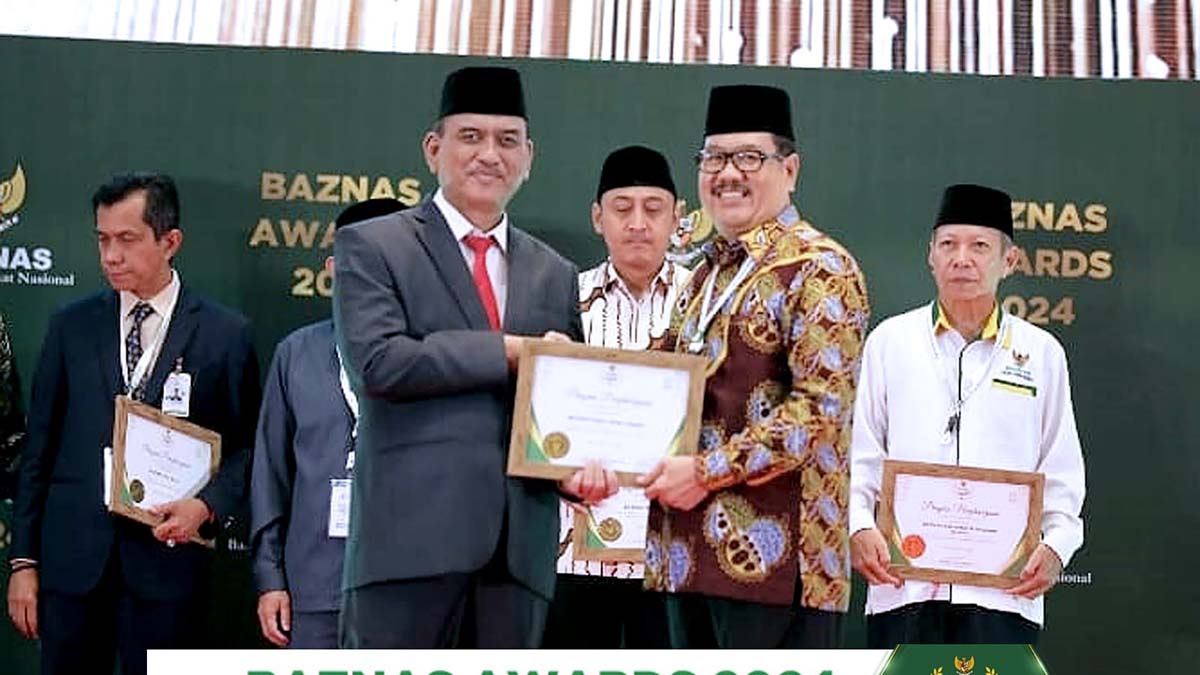 Pengurus BAZNAS Lubuk Linggau Raih Penghargaan BAZNAS Award 2024 Kategori Implementasi SiMBA Terbaik