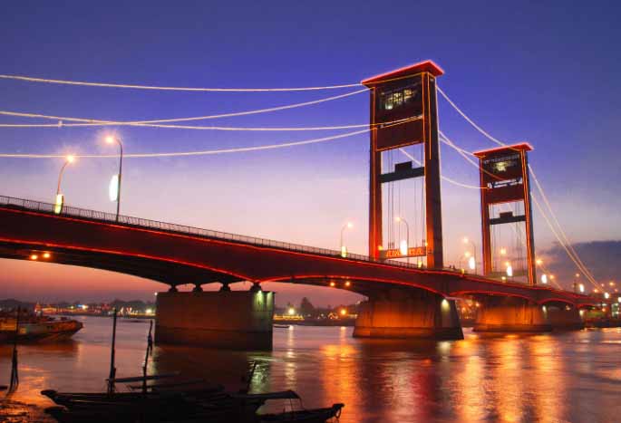 Tol Muara Enim dan Betung Beroperasi, Siang Hari Warga Lubuklinggau Bisa Foto di Jembatan Ampera 
