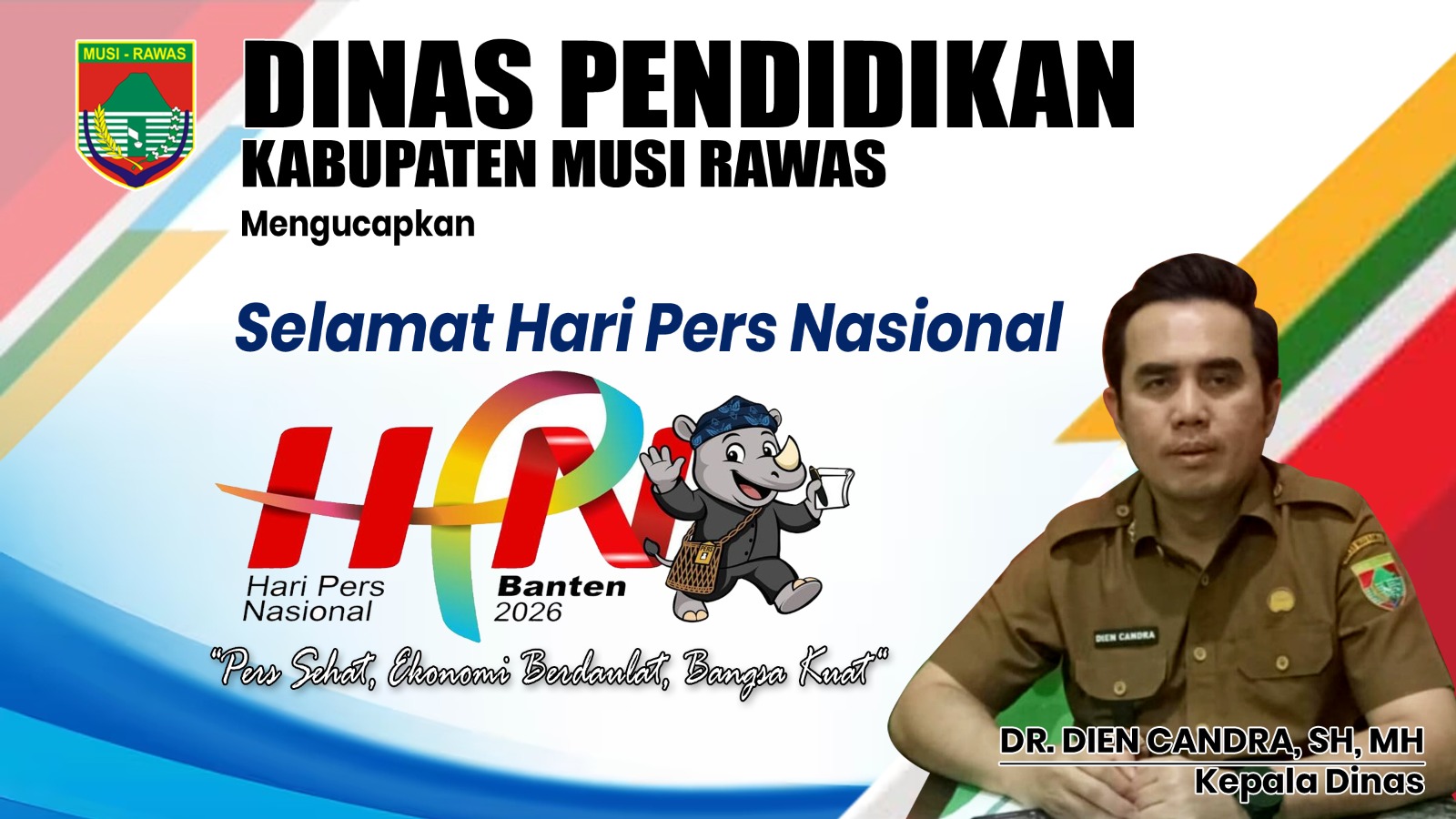 Dinas Pendidikan Kabupaten Musi Rawas Ucapkan Selamat HPN 2026