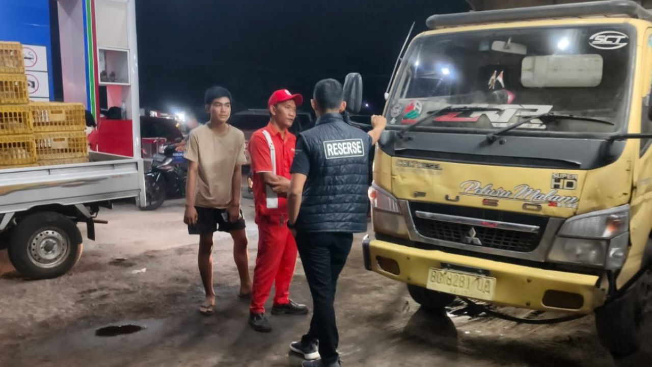 Tertibkan Antrean Solar, Polsek Lubuk Linggau Utara Temukan Truk Pakai Tangki Modifikasi Tedmon